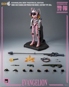 Evangelion Production Model Custom Type-08a (Evangelion: New Theatrical Edition) Rebuild of Evangelion Robo-Dou Action Figure by ThreeZero