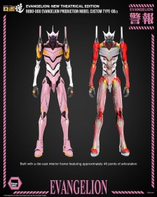 Evangelion Production Model Custom Type-08a (Evangelion: New Theatrical Edition) Rebuild of Evangelion Robo-Dou Action Figure by ThreeZero