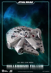 Millennium Falcon Attack Floating Model with Light Up Function Star Wars Egg by Beast Kingdom Toys