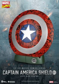 Captain America Shield Marvel Comics PVC Life Size Statue by Beast Kingdom Toys