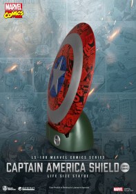 Captain America Shield Marvel Comics PVC Life Size Statue by Beast Kingdom Toys