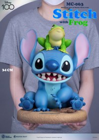 Stitch with Frog Disney 100th Master Craft Statue by Beast Kingdom Toys