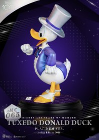 Tuxedo Donald Duck (Platinum Ver.) Disney 100th Master Craft Statue by Beast Kingdom Toys