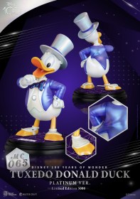 Tuxedo Donald Duck (Platinum Ver.) Disney 100th Master Craft Statue by Beast Kingdom Toys