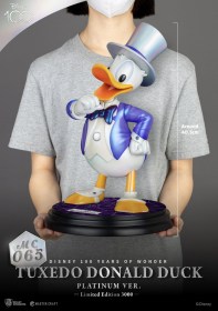 Tuxedo Donald Duck (Platinum Ver.) Disney 100th Master Craft Statue by Beast Kingdom Toys