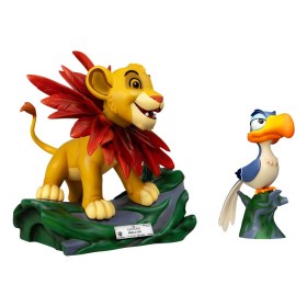 Little Simba & Zazu The Lion King Disney Master Craft Statues 2-Pack by Beast Kingdom Toys