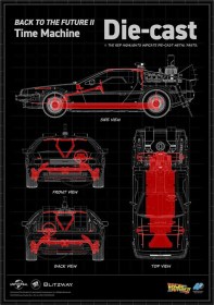 Time Machine Back to the Future II Premium UMS 1/6 vehicle by Blitzway