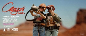 Canyon Sisters Mrs. T & Ms. L Death Gas Station Series Action Figures by Damtoys