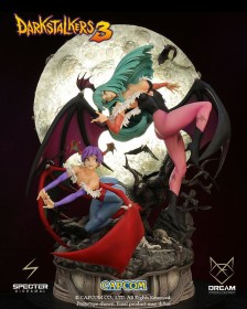 Morrigan & Lilith Darkstalkers 3 Specter 1/6 Diorama by Dream Figures