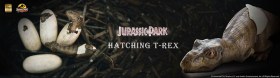 Hatching T-Rex Jurassic Park Statues by Elite Creature Collectibles