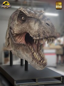 Tyrannosaurus Rex Head Jurassic Park Life-Size Statue by ECC