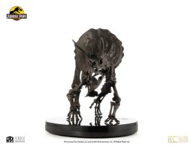 Triceratops Fossil Skeleton Bronze Jurassic World Elite Creature Line 1/12 Statue by ECC