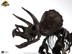 Triceratops Fossil Skeleton Bronze Jurassic World Elite Creature Line 1/12 Statue by ECC