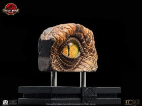 Male Velociraptor Eye Prop The Lost World Jurassic Park Replica Bust by ECC