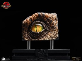 Male Velociraptor Eye Prop The Lost World Jurassic Park Replica Bust by ECC