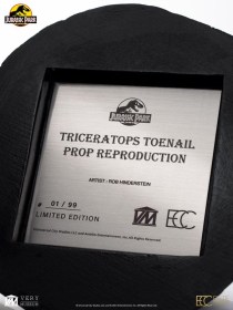 Triceratops Toenail Jurassic Park 1/1 Replica by ECC