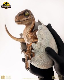 Velociraptor Hatching Egg Jurassic Park Replica Bust by ECC