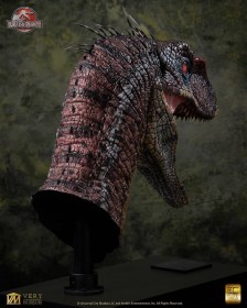 Male Alpha Velociraptor Blood Knight Jurassic Park III Life Size Bust by ECC