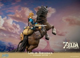 Link on Horseback The Legend of Zelda Breath of the Wild Statue by First 4 Figures