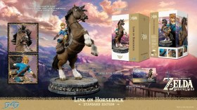 Link on Horseback The Legend of Zelda Breath of the Wild Statue by First 4 Figures