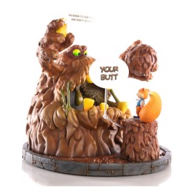 The Great Might Poo Conker Conker's Bad Fur Day Statue by First 4 Figures