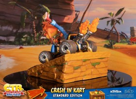 Crash in Kart Crash Team Racing Nitro-Fueled Statue by First 4 Figures