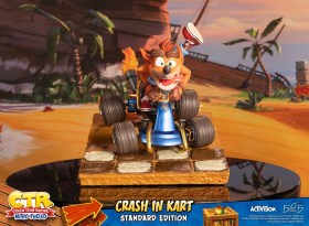 Crash in Kart Crash Team Racing Nitro-Fueled Statue by First 4 Figures