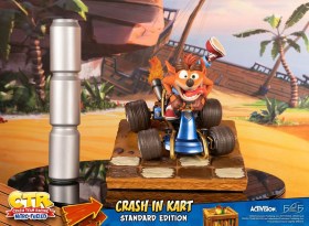 Crash in Kart Crash Team Racing Nitro-Fueled Statue by First 4 Figures