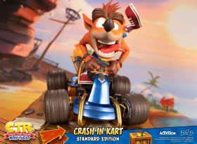 Crash in Kart Crash Team Racing Nitro-Fueled Statue by First 4 Figures