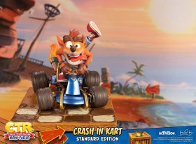 Crash in Kart Crash Team Racing Nitro-Fueled Statue by First 4 Figures