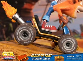 Crash in Kart Crash Team Racing Nitro-Fueled Statue by First 4 Figures