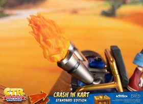 Crash in Kart Crash Team Racing Nitro-Fueled Statue by First 4 Figures