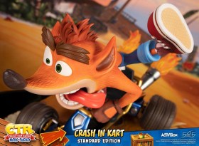 Crash in Kart Crash Team Racing Nitro-Fueled Statue by First 4 Figures