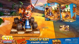 Crash in Kart Crash Team Racing Nitro-Fueled Statue by First 4 Figures