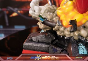 X Finale Weapon Rising Fire Mega Man X4 Statue by First 4 Figures