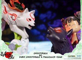 Chibiterasu vs. Dark Chibiterasu & Possessed Kuni Okamiden Statue by First 4 Figures