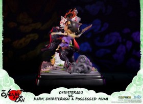 Chibiterasu vs. Dark Chibiterasu & Possessed Kuni Okamiden Statue by First 4 Figures