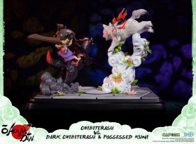 Chibiterasu vs. Dark Chibiterasu & Possessed Kuni Okamiden Statue by First 4 Figures