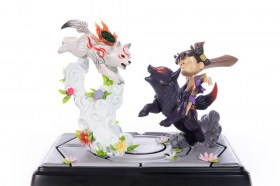 Chibiterasu vs. Dark Chibiterasu & Possessed Kuni Okamiden Statue by First 4 Figures