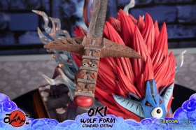 Oki (Wolf Form) Okami Statue by First 4 Figures