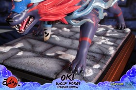 Oki (Wolf Form) Okami Statue by First 4 Figures