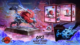 Oki (Wolf Form) Okami Statue by First 4 Figures