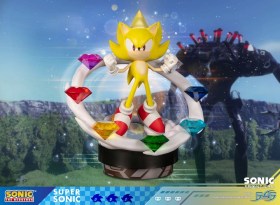 Super Sonic Sonic The Hedgehog Sonic Frontiers Resin Statue by First 4 Figures