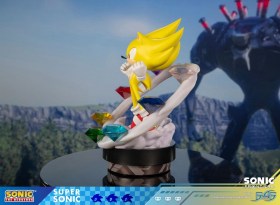Super Sonic Sonic The Hedgehog Sonic Frontiers Resin Statue by First 4 Figures