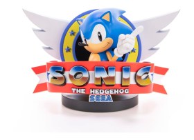 Sonic Title Screen Sonic the Hedgehog Statue by First 4 Figures