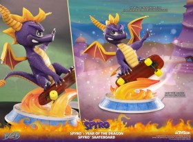Spyro Skateboard Spyro Year of the Dragon PVC Statue by First 4 Figures