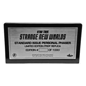 Phaser Limited Edition Star Trek Strange New Worlds 1/1 Prop Replica by Factory Entertainment