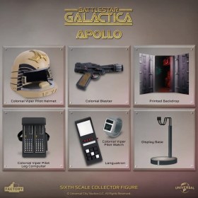 Captain Apollo Battlestar Galactica 1/6 Action Figure by Factory Entertainment