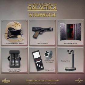 Lieutenant Starbuck Battlestar Galactica 1/6 Action Figure by Factory Entertainment