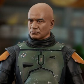 Boba Fett Unhelmeted Star Wars The Book of Boba Fett 1/6 Bust by Gentle Giant